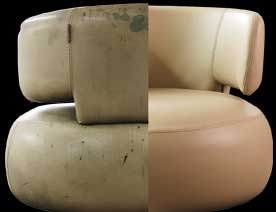 rénovation canapé cuir