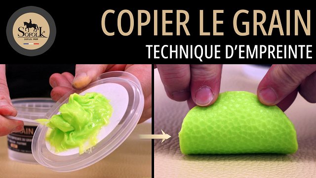 REPROGRAIN SOFOLK : Copier le grain du cuir, du similicuir et du plastique