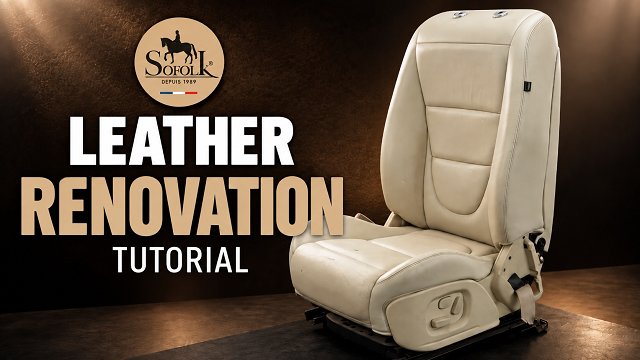 Colour change: leather car seat