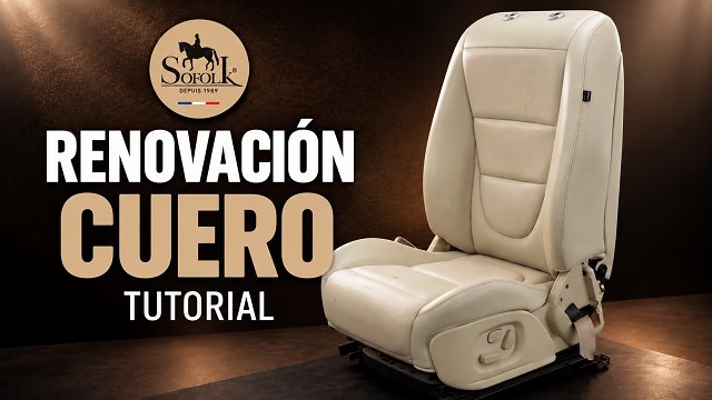 Cambio de color: asiento de cuero para automóvil