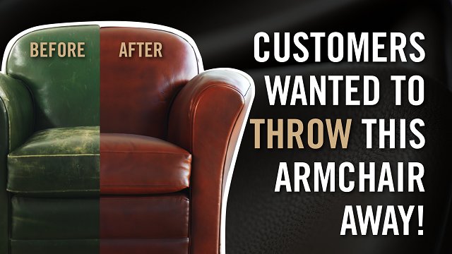 Renovation of a club chair at Atelier SOFOLK