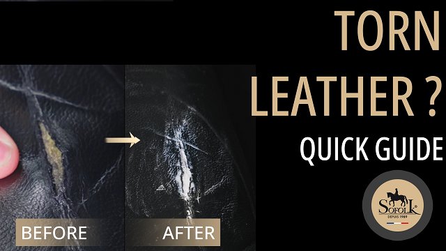 REPAIR OF TORN LEATHER