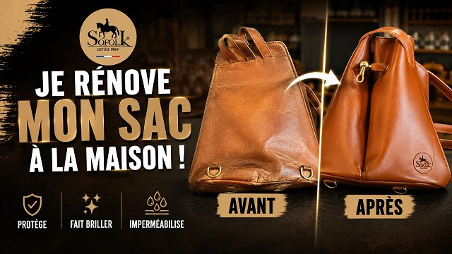 Je rénove mon sac Longchamp décoloré avec un kit SOFOLK!