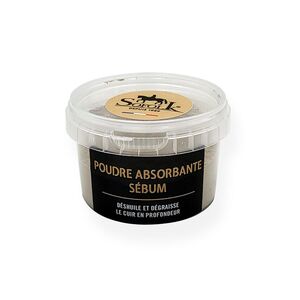 Sofolk Polvo Absorbente de Sebo - Desengrasante natural para cuero