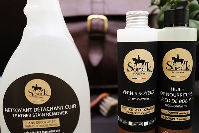 COFFRET D'ENTRETIEN CUIR