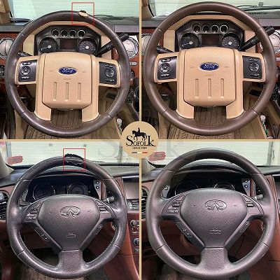 KIT DI RINNOVO DEL VOLANTE IN PELLE