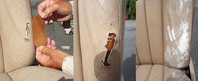 KIT PER LA RIPARAZIONE DEGLI STRAPPI DELLA PELLE DEL DIVANO