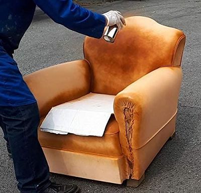 TEINTURE POUR BASANE NEUVE OU DÉJÀ TEINTÉE EN AÉROSOL