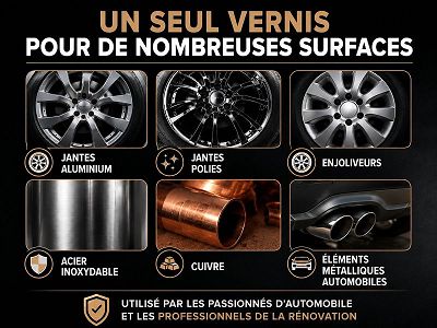 VERNIS JANTES ALUMINIUM