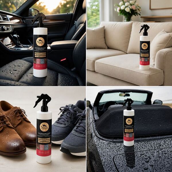 WATERPROOFING WATER REPELLENT ANTI-STAIN LEATHER AND FABRIC - Photo 4