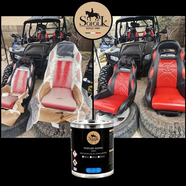 PAINT KIT 4M² SKI LEATHERETTE / VINYL - Photo 4