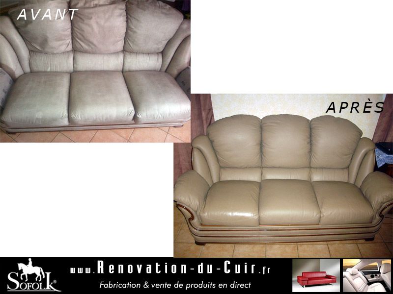 Rénovation Canapé Cuir, Rénover Un Canapé Cuir Sofolk
