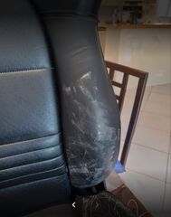 2ème rénovation de mes sièges de voiture en cuir noir - photo 3