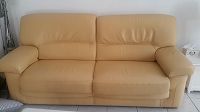 repainting my light yellow leather sofa