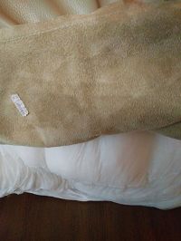 renovation d un canapé beige en simili cuir