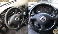 Tutoriel rénovation volant cuir