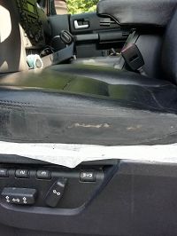 Siège auto en cuir sauvé de la poubelle : Rénovation incroyable avec un kit rénovateur !