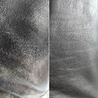 Veste cuir agneau noir