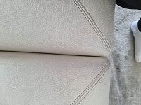 Housse de canapé decolorer sur le cuir