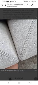 Housse de canapé decolorer sur le cuir