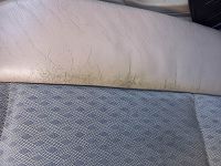 Recoloration des bandes de cuir / tissu sur ma BMW 320 D pack /E46.