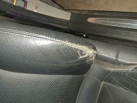 Réparation bourrelet siège cuir E46