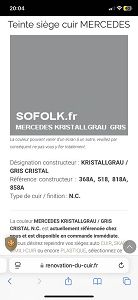 assise cuir siège Mercedes abîmé