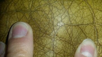 cracked leather sofa - 3