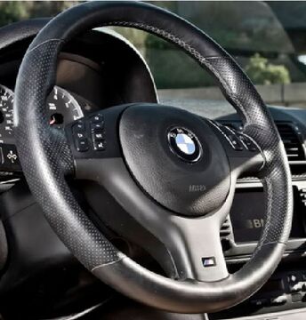 How to change the leather from my matt steering wheel (modern leather style) to the shiny leather style of the 90s. - 2