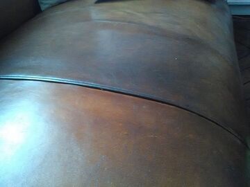 Dark leather
