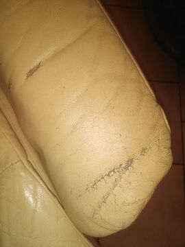 Renovation of stressless leather armchair