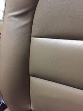 Beige leather renovations