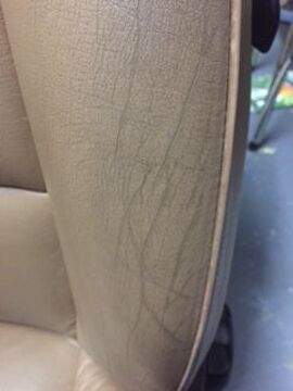 Beige leather renovations