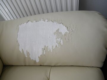 leather sofa that peels