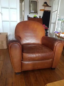 Renovation sofa armchair "teddy" brand pelletey - 6