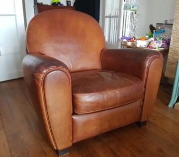 Renovation sofa armchair "teddy" brand pelletey - 7