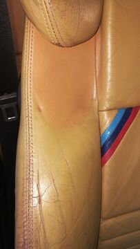 Restore leather seats BMW M3 E36 cobra - 2