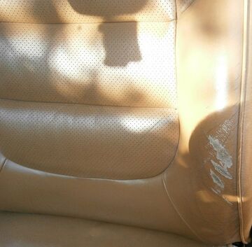 Repair of Peugeot leather