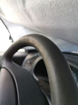 Leather steering wheel - 2
