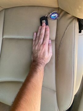 REPAIR LEATHERETTE COLOR BMW Sensatec Beige, - 5