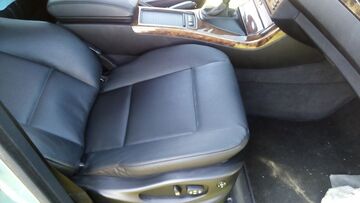 matt black leather renovation - 1