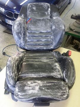Renovation of cobra leather BMW M3 E36 - 5
