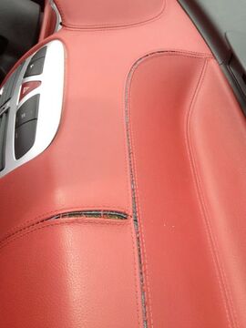 Leather dashboard repair