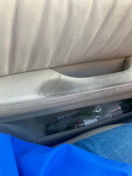 Restauracion cuero mercedes clase e del 2003 - 2