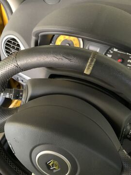 Renovation Cuir volant Clio 3 RS - 1
