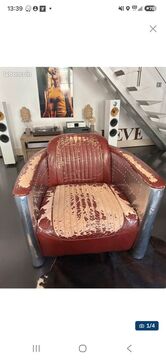 Fauteuil aviateur abimé