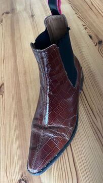 bottines en daim - 2