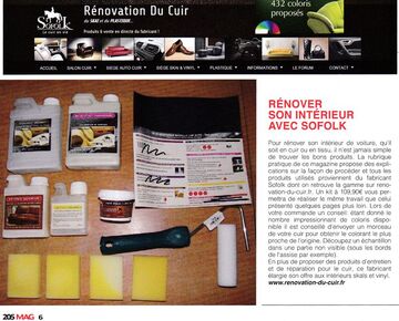 205 MAGAZINE : Rénover son intérieur cuir - 1