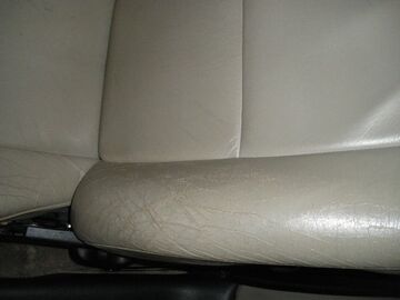 Renovation Cuir Créme sur Saab 900 cabriolet - 5