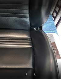 2ème rénovation de mes sièges de voiture en cuir noir